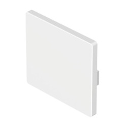 Legend plate, 10.5 mm x 9.5 mm, Plastic,