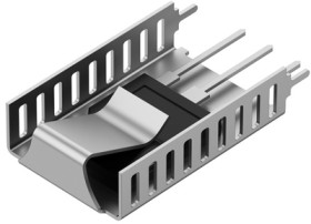 Clip-on heatsink, (L x W x H) 40 x 23 x 9 mm, 18.8 K/W, solderable surface, 10151850