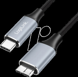 CU0199 USB 5 Gbps cable, C connector to micro USB connector, 2 m