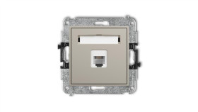 Mini Mechanizm Gniazda Telefonicznego Pojedynczego 1Xrj11, 4-Stykowy,...