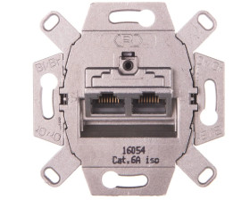 Merten Gniazdo komputerowe podwójne RJ45 kat.6 8/8 MTN465706