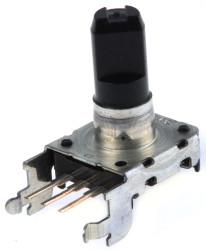 Enkoder mechaniczny obrotowy 24 imp/obr Płaski Alps Alpine THT