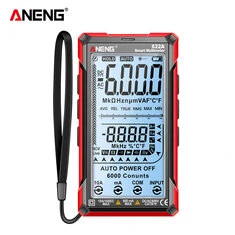 ANENG 622A Cyfrowy inteligentny multimetr 10A Tester Meter Auto Odstęp True RMS DC/AC 6000 Multitester Z lampą laserową pojemnoś