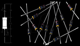 MF0207BTD52-220K Precision resistor 0.6 W, 0.1%, 220 kOhm