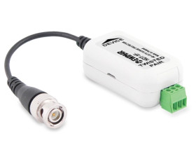 Konwerter UTP / ochrona przeciwprzepięciowa do kamer AHD, HD-CVI, HD-TVI, HDT-1F-PRO