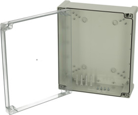 PC enclosure, (L x W x H) 117 x 289 x 344 mm, gray/transparent, IP65, 5824009