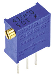 Potencjometr dostrojczy 10kΩ THT 0.5W 25 -zwoje Regulacja boczna 2,19 mm