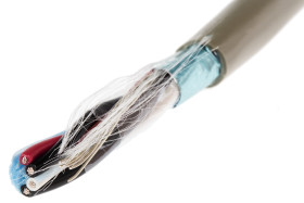 Kabel do transmisji danych 2 -parowy 0,09 mm² 4 -rdzeniowy Ekranowany 28 AWG AWG PVC 300 V