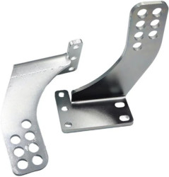 Uchwyty MOD.100/12/36 na słupek do napędów z otworami 12mm: CAME, ROGER, FAAC, Genius, DTM, Proxima, Hato, Tousek itd.