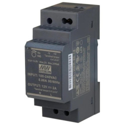 Zasilacz na szynę DIN 12V 2A 24W uniwersalny HDR MEAN WELL