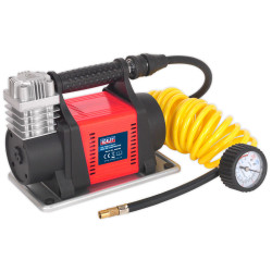 Sealey MAC05 Tyre Inflator/Mini Air Compressor 12V Heavy-Duty