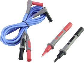 VOLTCRAFT MSL-504 Przewód pomiarowy złącze męskie 4 mm sonda 1.20 m niebieski 1 szt.