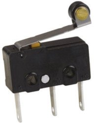 Łącznik Micro z dźwignią z rolką Omron SPDT IP40