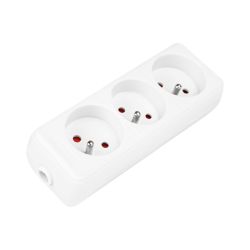 listwa zasilająca 3 gniazda z uziemieniem