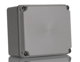 Puszka elektroinstalacyjna ścienna Polistyren 155 x 179 x 100mm Szary IP67 HellermannTyton