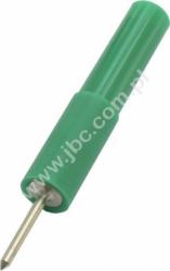 ADA 32/1,4-GN Adapter - przej. gn.4mm / igła 1,4x13mm, zielony, ELECTRO-PJP, ADA3214GN