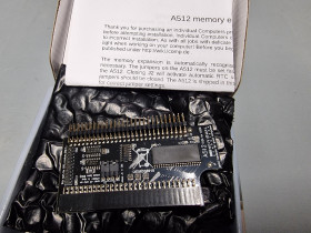 Individual A512 memory expansion for Amiga 500