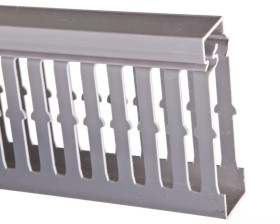 tehalit Kanał grzebieniowy BA7A 25x80mm PVC szary BA7A80025 /2m/