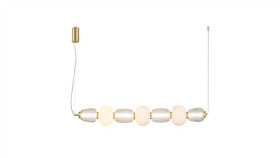 Lampa Wisząca Caro Gold 42W Led Ml0365 Milagro