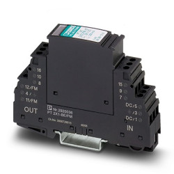 Zabezpieczenie przeciwprzepięciowe 250 V AC Montaż na podstawie Phoenix Contact Zabezpieczenia przeciwprzepięciowe 20kA