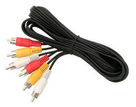 KABEL RCA 3X WTYK - 3X WTYK 1,20m (KABRCA3X12)