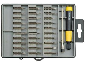 Zestaw - wkrętak z wymiennymi grotami 32 sztuki