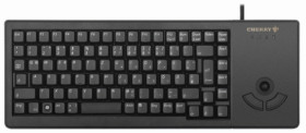Klawiatura z trackballem Kompaktowa przewodowa, kolor: Czarny, USB, QWERTZ, CHERRY