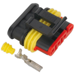Sealey SSC4F Superseal Female Connector 4-Way Pack of 3