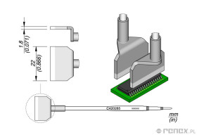 Grot C420285 do termopęsety JBC HT420 i AT420
