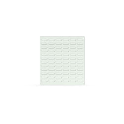 Szafka z panelami ażurowymi głębokość 457mm szerokość 19mm wysokość 495mm Jasnoszary Stal Bott