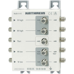 Kathrein 20510034 EBX 2520 SAT splitter 2-way 5-862MHz 950-2150MHz