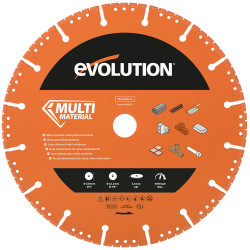 Evolution MD230SEG-CS MultiMaterial Diamond Demolition DiscCutterBlade230x22.2mm