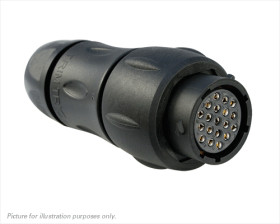 Złącze wielostykowe przemysłowe 19-pinowe Układ szeregowy Wtyczka Souriau Sunbank by Eaton