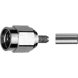 Teleg&#xE4;rtner 100024609 SMA Connector plug right angle 50 &#x3A9; 1pc