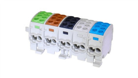 Blok Rozdzielczy-Odgałęźny Al/Cu Scb 35-5X (80250) Simblock Pięciobiegunowy...