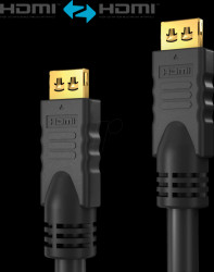 PI1005-100 HDMI-cable male A &gt; male A, halogen-free 10 m