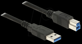 85066 Cable USB 3.0 Type-A male &gt; USB 3.0 Type-B male 1.0 m black
