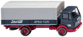 Wiking 0437 03 H0 Model ciężarówki Mercedes Benz Ciężarówka burtowa MB NG Spedition Schmidt