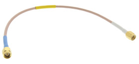 Kabel koncentryczny złącze A SMA złacze B SMA długość 250mm typ kabla RD316 Z zakończeniem