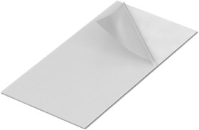 Thermal gap filler pad, 3 W/mK, silicone, (L x W) 100 x 100 mm, 40113005