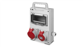 Rozdzielnica Budowlana Skrzynka Siłowa Rs 8M 1X16a, 5P 1X32a Szara 6216-20