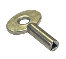 Klucz do trójkątnej kłódki elektrycznej Penta W budynkach, na zewnątrz Metal Srebrny