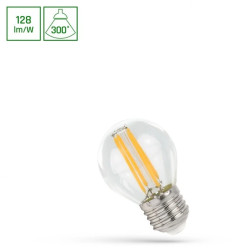 LED KULKA E-27 230V 4W COG NW CLEAR SPECTRUM