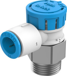 Zawór regulacyjny pneumatyczny Exhaust Air One-way Flow Control z przełącznikiem pokrętnym R 1/2 Festo 1/2in