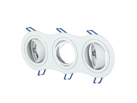 VT-784 Oczko halogenowe Spot trzonek: 3xGU10 okrągła biały 3603 V-TAC