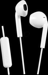 HA-F17M-WU In-Ear Headphones, Hands-Free Function, White