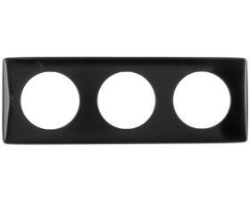 CELIANE Ramka potrójna uniwersalna węgiel 068983