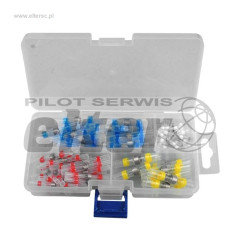 Zestaw szybkozłączy z cyną BOX 100szt. 0,25-6mm