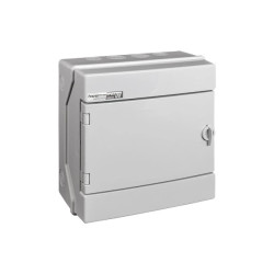 Rozdzielnica hermetyczna modułowa (500V AC, 1500V DC) 1x8 natynkowa IP65 RH-8/UV 36.908