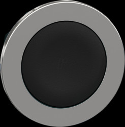 ZB4FA2 Front element for pushbutton ZB4F Ø 30mm, black, non-latching